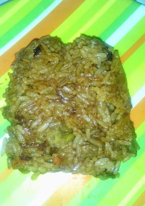 Una foto de Arroz a la bbq