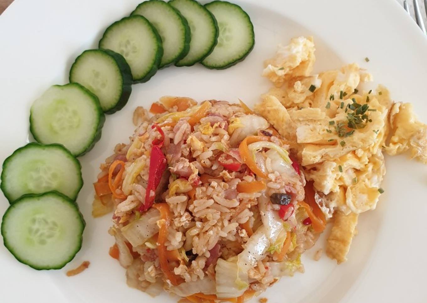 Nasi goreng bacon spesial(nonhalal)