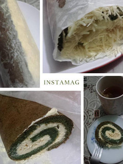 Foto resep Matcha Cheese Roll Ketofy
