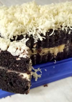 Foto resep Brownies Oreo simple