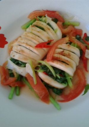 Foto resep Cuba (cumi bayam)