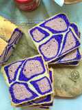 Purple Sweet Potato Patches Bread