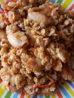 Una foto de "Paella" de calamares con estrellitas
