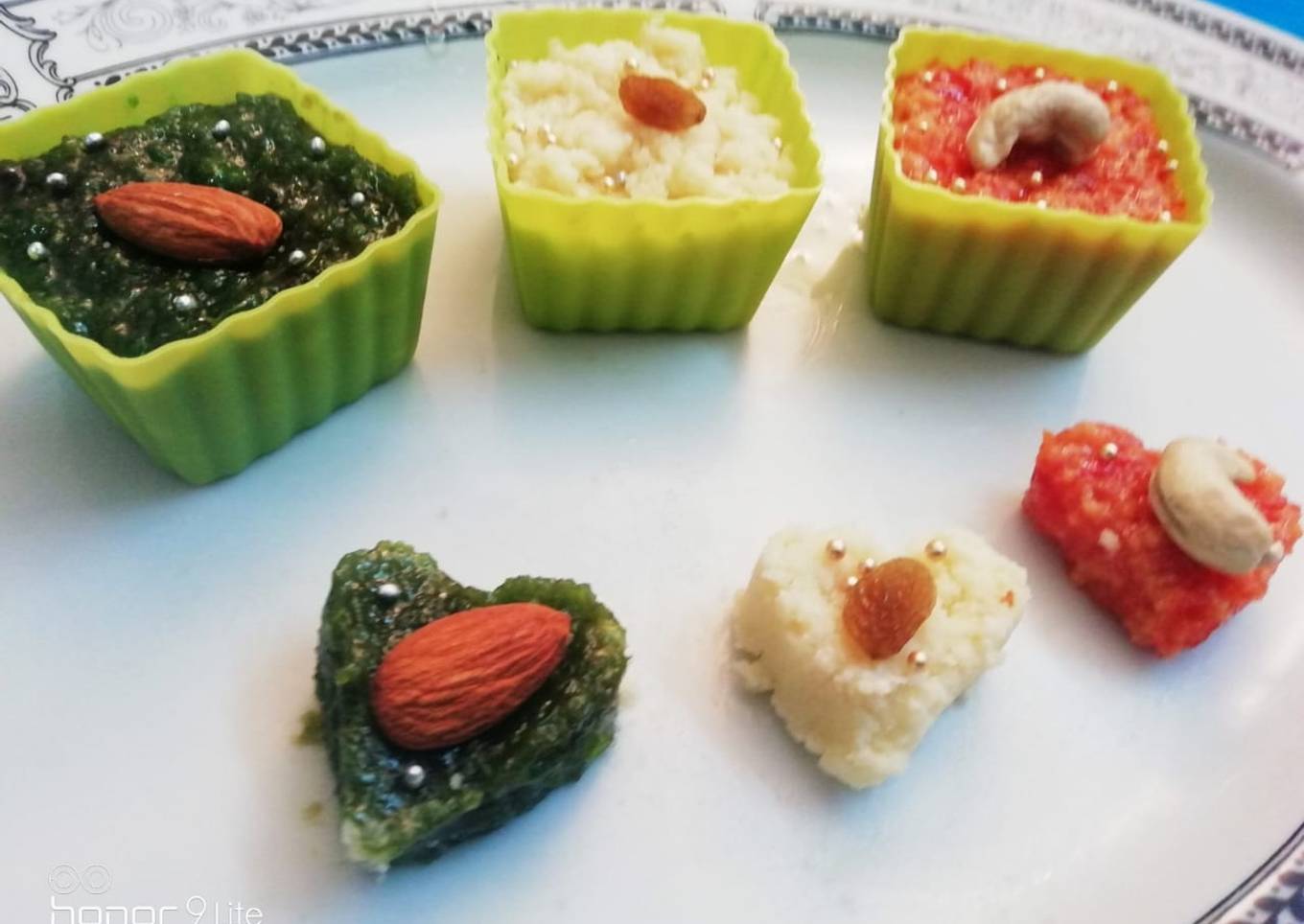 Tricolor halwa