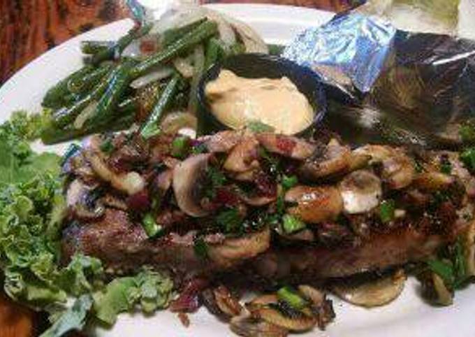 How to Prepare Homemade Peppercorn new York strip loin