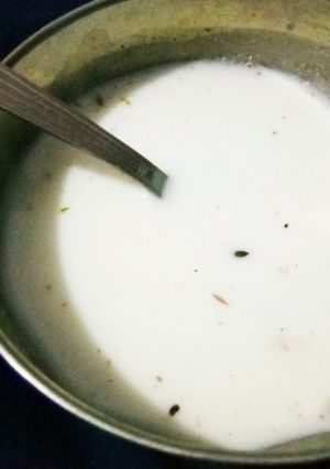 A picture of Tadka dahi.