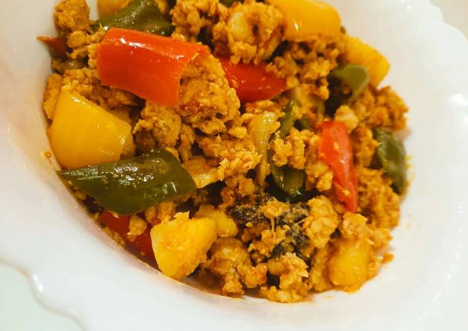 Easiest Way to Prepare Homemade Shimla Qeema
