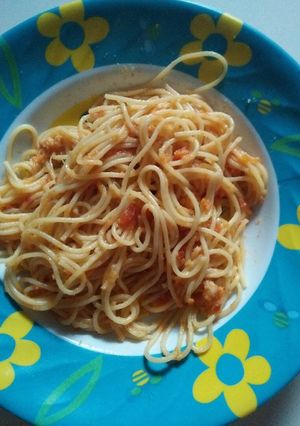 Foto resep Spagheti pedas saus home made