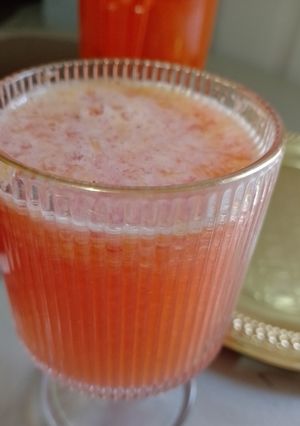 صورة لوصفة عصير الفراولة 🍓🍓