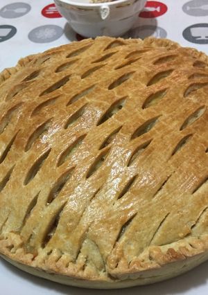 Una foto de Tarta de piña canela con queso Philadelphia