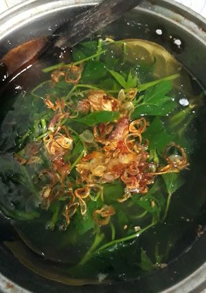 Foto resep Aseman Lontop (Sayur Bening daun ubi jalar)