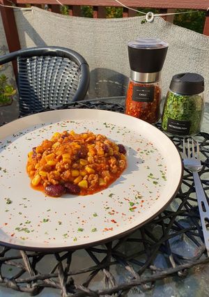 Chilis bab 🌶 recept fotója