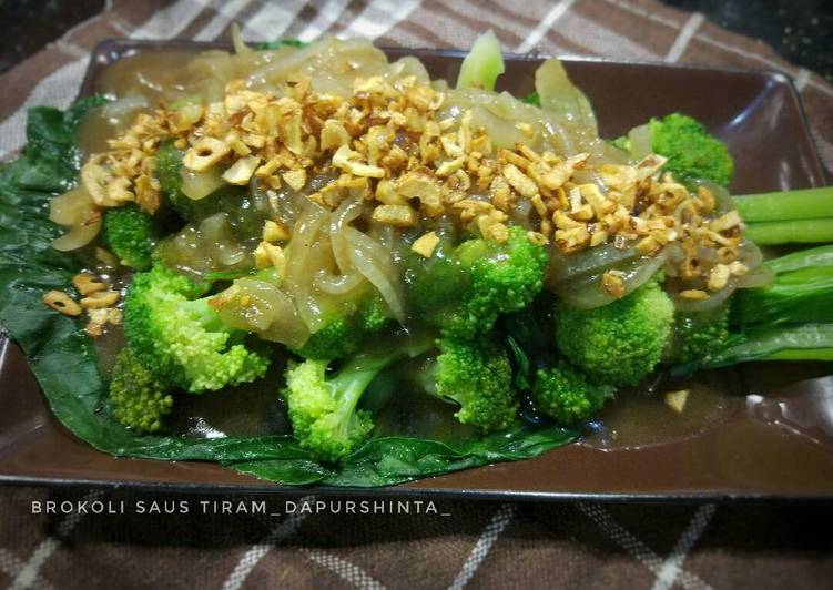 Cara mudah Membuat Brokoli Saus Tiram Lezat