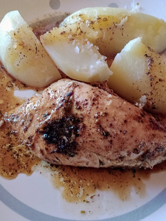 Una foto de Pechuga de pollo al horno