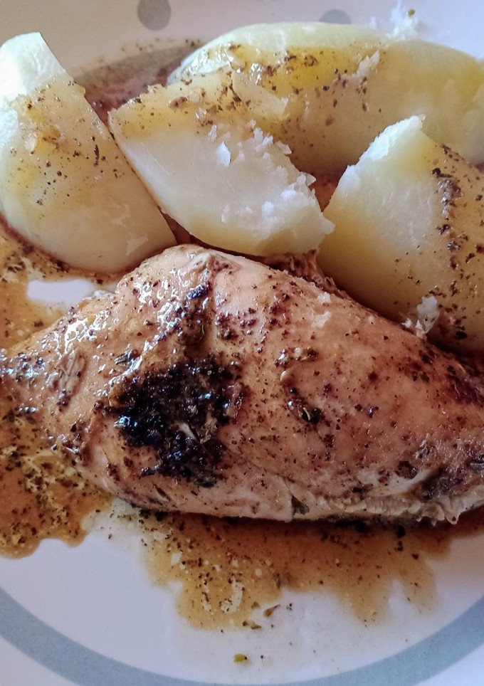 Una foto de Pechuga de pollo al horno