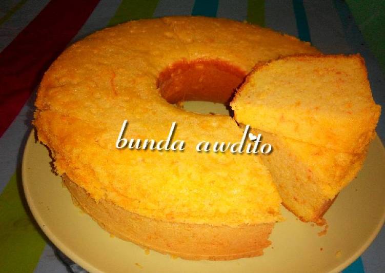 Cara meracik Bolu labu kuning yang enak