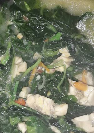 Foto resep Sayur bayam😊😀🤗