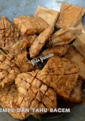 Foto resep Tempe dan tahu bacem