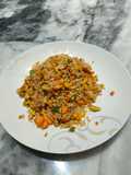 Nasi goreng salmon