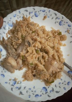 A picture of Chicken rice.