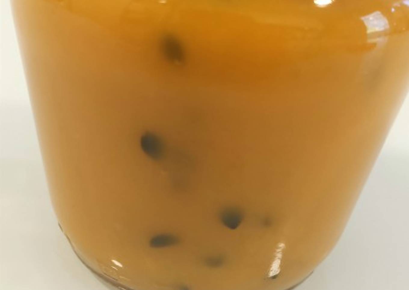 Mermelada de mango y maracuyá sin azúcar Thermomix