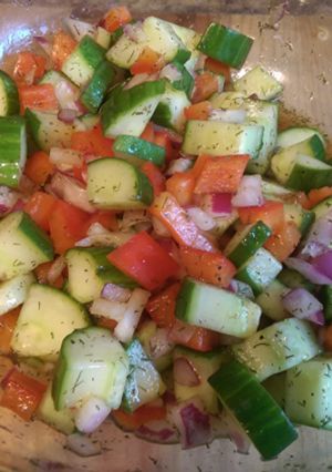 A picture of Spicy Cucumber Relish.