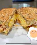 One Pan Folded Egg Sandwich