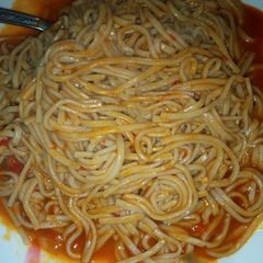 A picture of Native spaghetti.