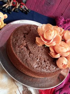 عکسی از دستور کیک کاکائویی شیر داغ