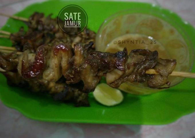 Yuk intip, Resep mudah bikin Sate Jamur Maknyus😋  nagih banget