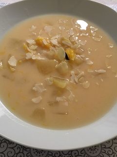 Téli narancsos almaleves recept fotója