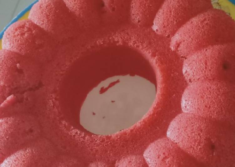Bolu Kukus Red Velvet Tanpa Mixser