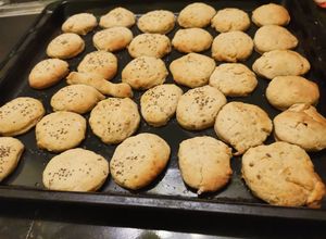 Una foto de Scones de pomelo y chía