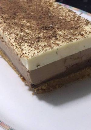 Una foto de Tarta de 3 chocolates