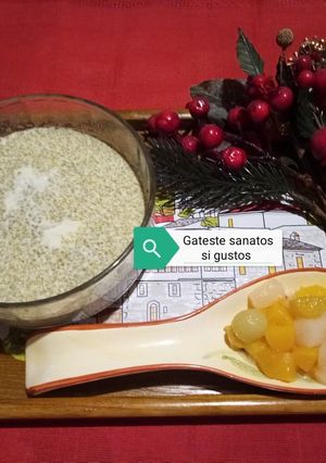 O poză a rețetei Budincă de chia cu matcha.