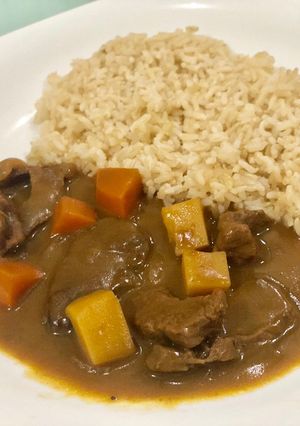 A picture of Japanese Beef Curry.