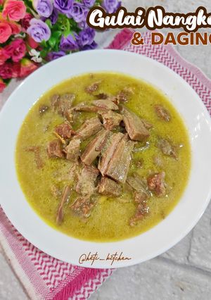 Foto resep Gulai Nangka dan Daging (Gulai Jawa)