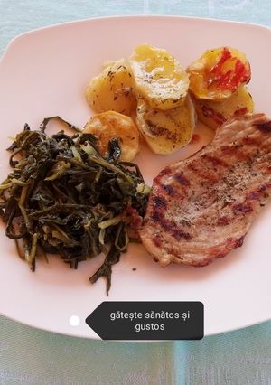 O poză a rețetei Mușchi de vițel în tigaie grill.