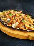 Veg seekh kabab sizzler