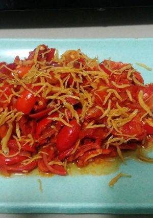 Foto resep Balado tangkil teri medan