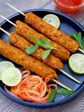 Chana Dal Seekh Kebabs