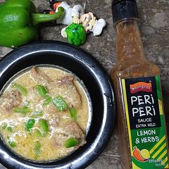 A picture of Peri lemon karahi.