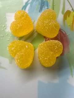 Una foto de Gomitas de gelatina sabor banana