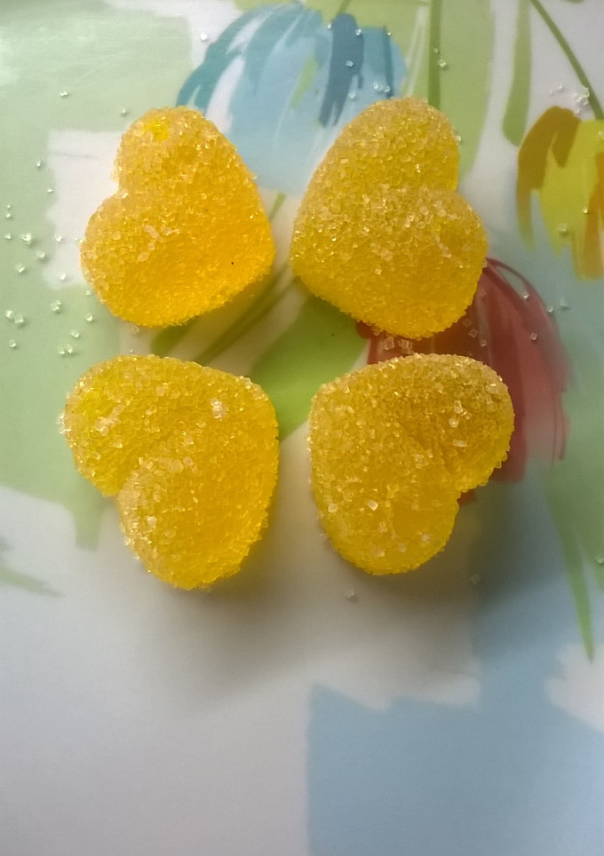 Una foto de Gomitas de gelatina sabor banana