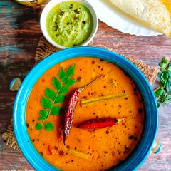 A picture of Sambhar.