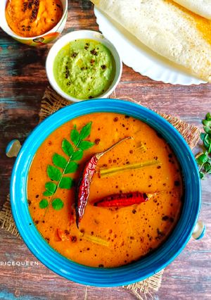 A picture of Sambhar.