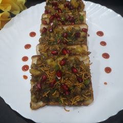 Open potato sandwich A picture of Open potato sandwich.