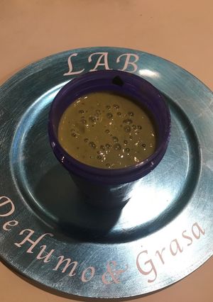 Una foto de Batido de Aloe-Banana-Avena (smoothie)
