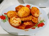 Tahu telur bumbu bali