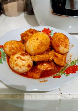 Foto resep Tahu telur bumbu bali